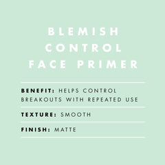 e.l.f. primer-control-imperfecciones, acido-salicilico para piel limpia y mate.