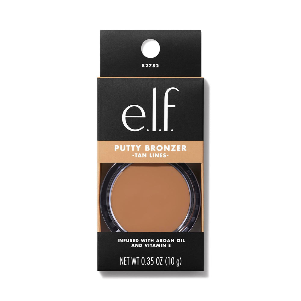 e.l.f. Putty Bronzer con pigmento alto para color construible.