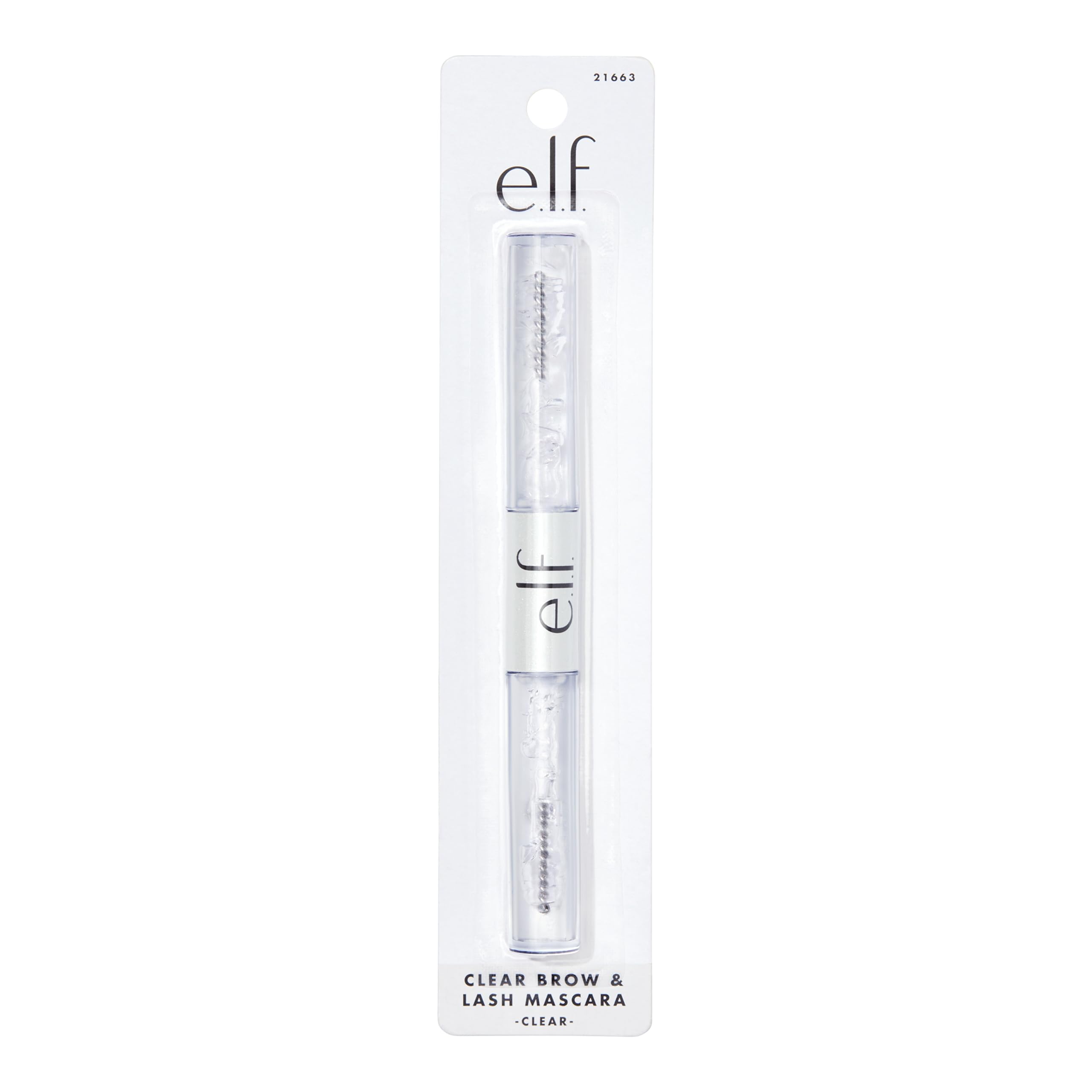 gel claro de e.l.f. para cejas y pestañas, acabado limpio y duradero
