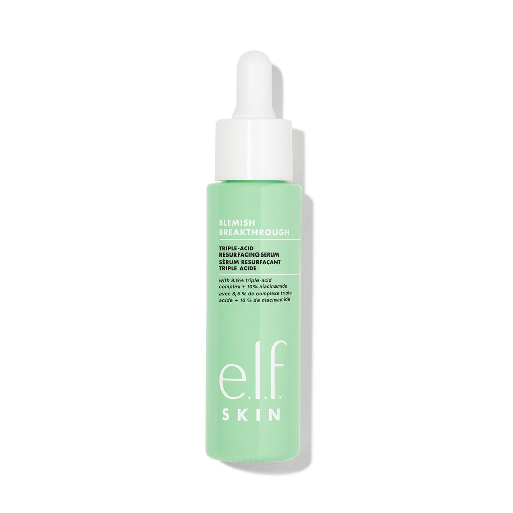 e.l.f. SKIN Blemish Breakthrough: bote frontal para cuidado nocturno suave.