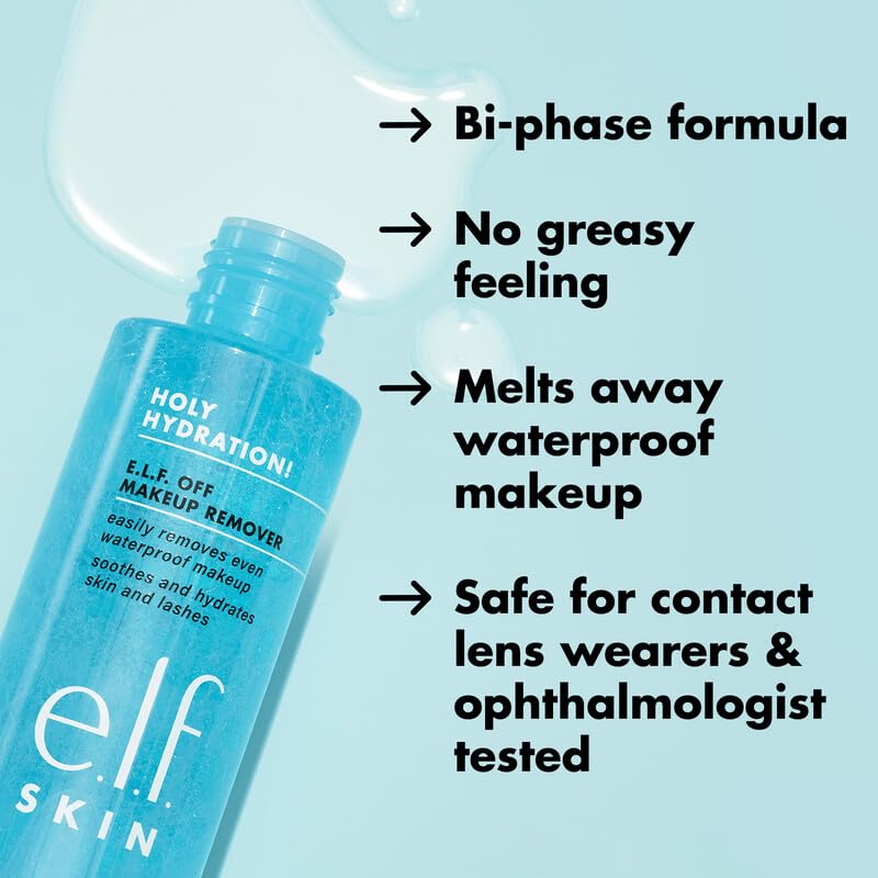 Botella de desmaquillante de dos fases de e.l.f. SKIN.