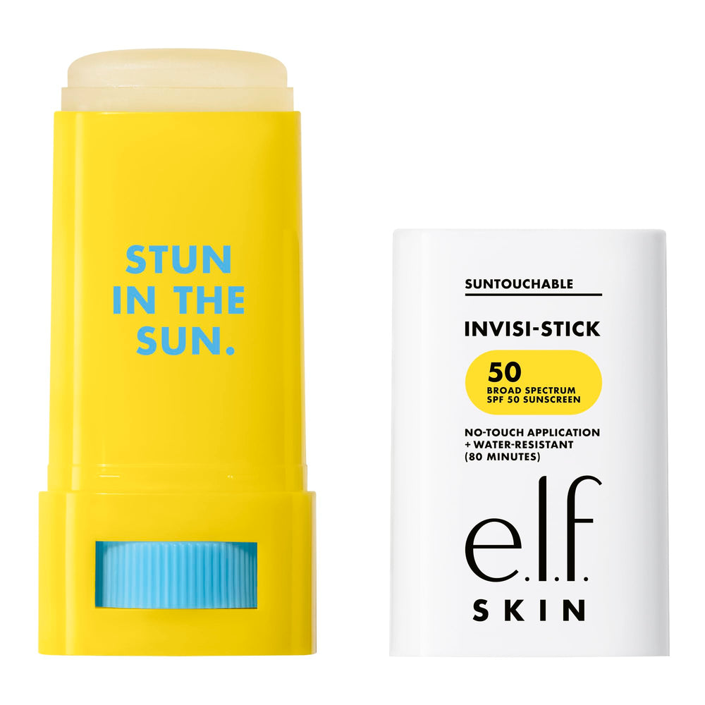 Formato en barra apto para uso alrededor de ojos con e.l.f. Suntouchable.