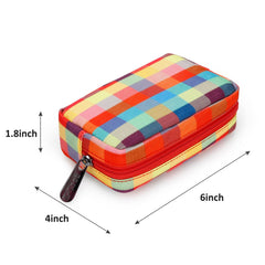 Estuche tecnológico compacto E-Tree con bolsillos para cables y accesorios organizados.