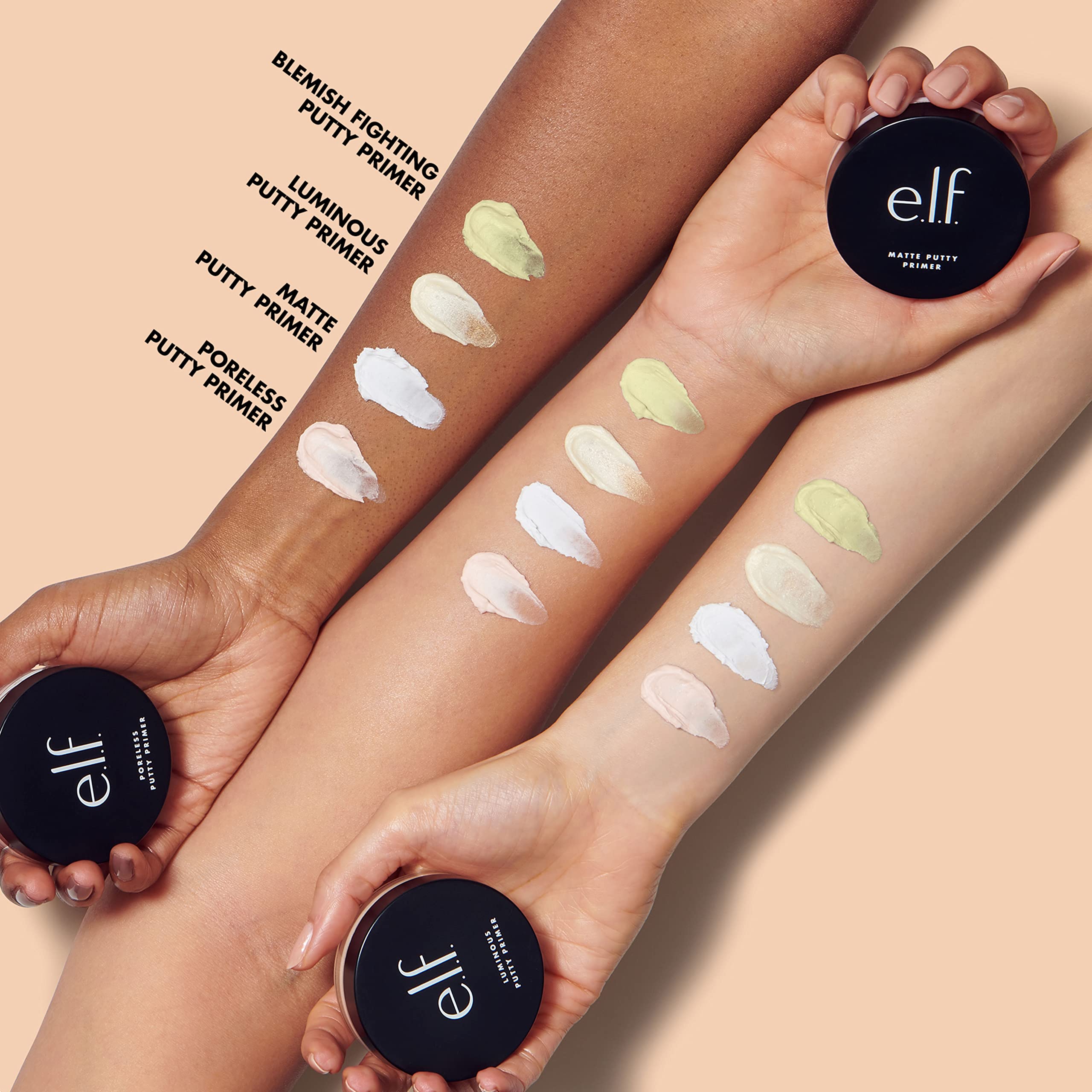 e.l.f Acne Fighting Putty Primer control de brillo, piel fresca durante todo el día.