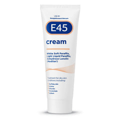 Crema E45 50 g en envase compacto para hidratación diaria de la piel sensible.