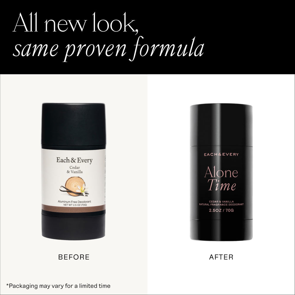 Texture luxueuse du déodorant Cedar & Vanilla sur peau sensible