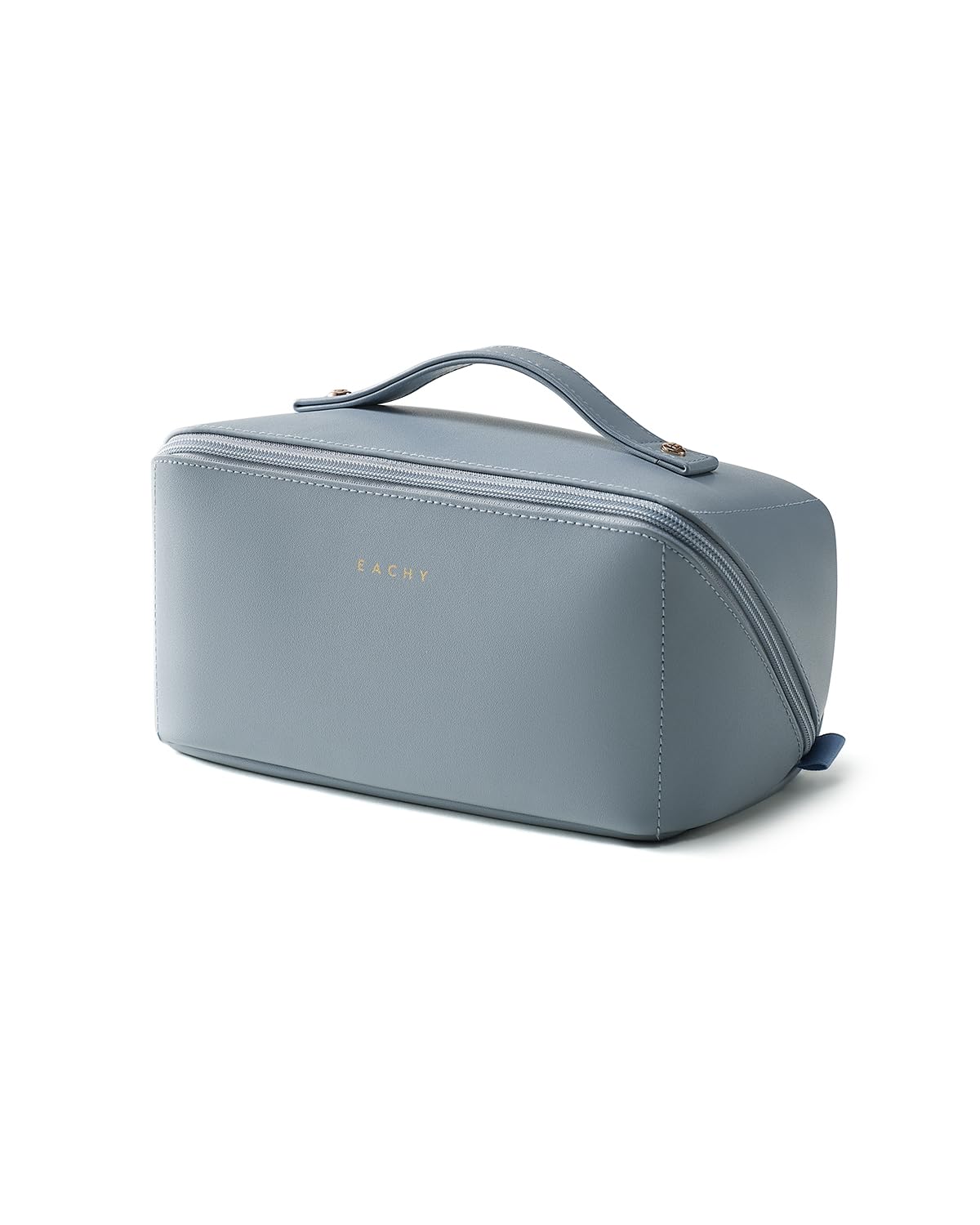 EACHY bolsa de maquillaje de viaje abierta para vista rápida y completa