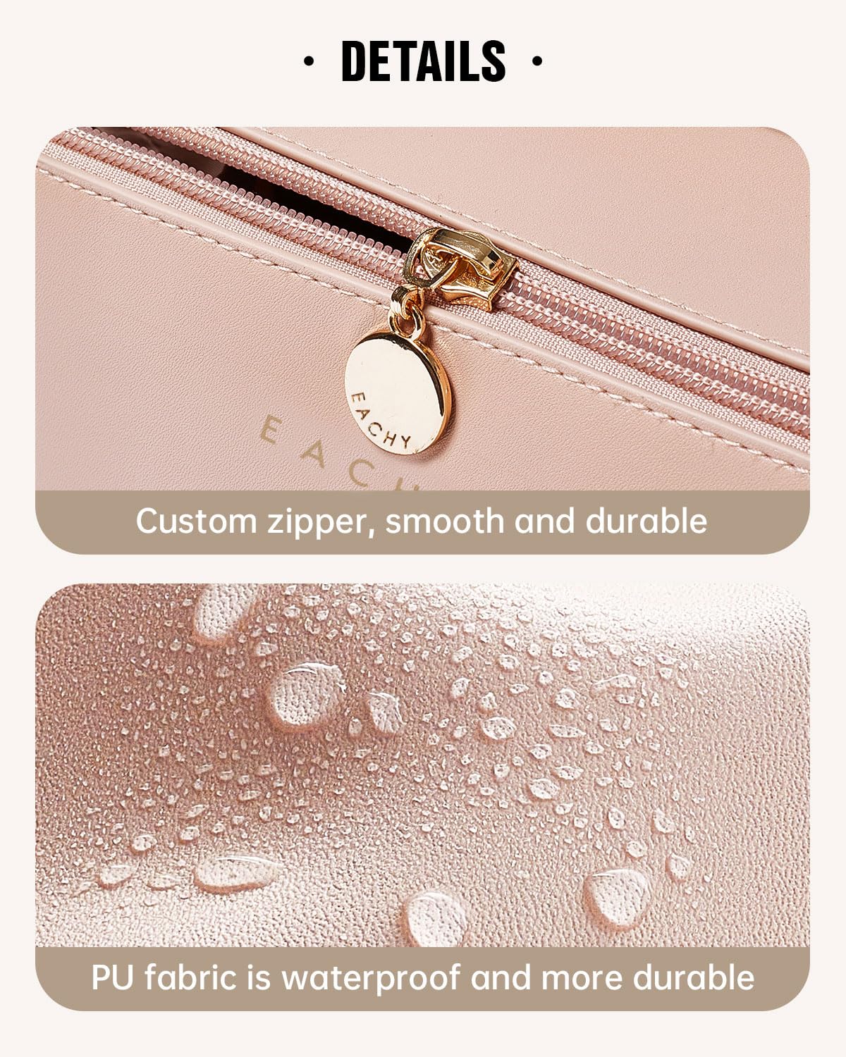 EACHY bolsa de viaje con bolsillo interior para pequeños accesorios.
