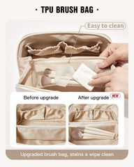 EACHY material PU suave e impermeable, fácil de limpiar y resistente al uso diario.
