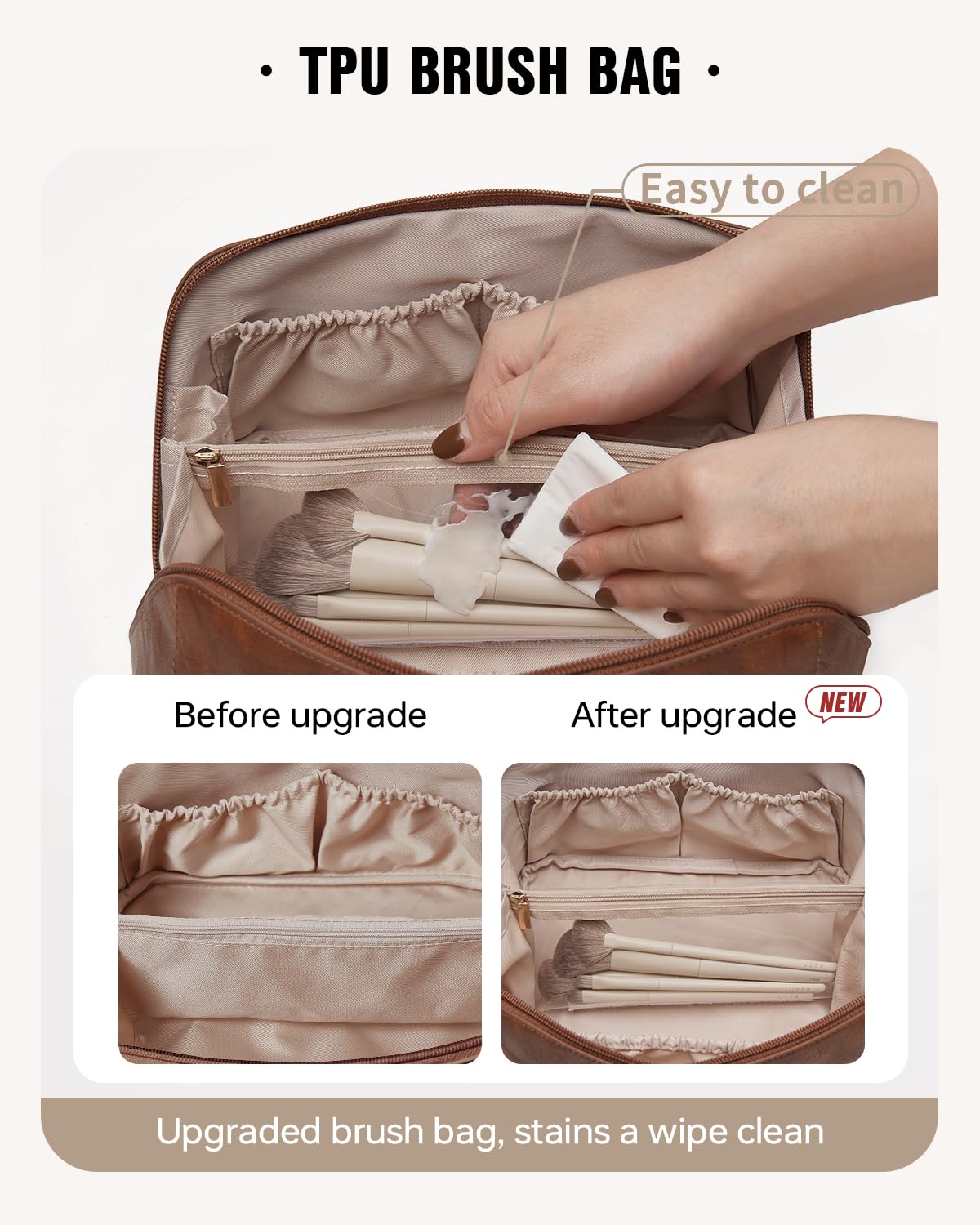 EACHY materiales impermeables PU y forro duradero para uso diario