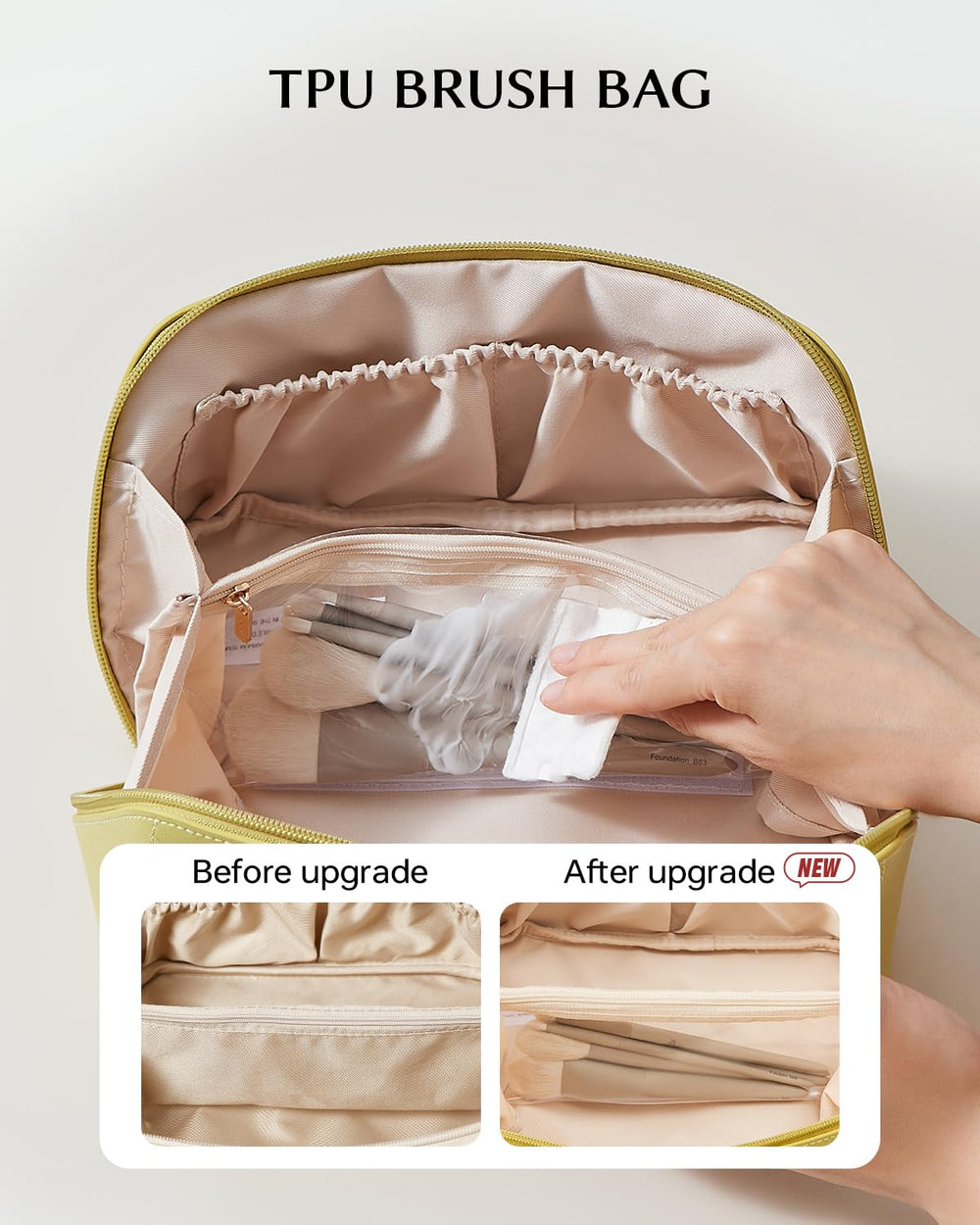 EACHY material PU impermeable, fácil de limpiar para uso diario.
