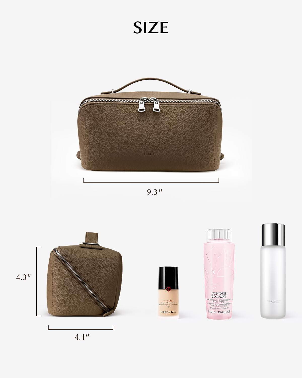 EACHY uso versatil para viajar, ideal como neceser u organizador de baño
