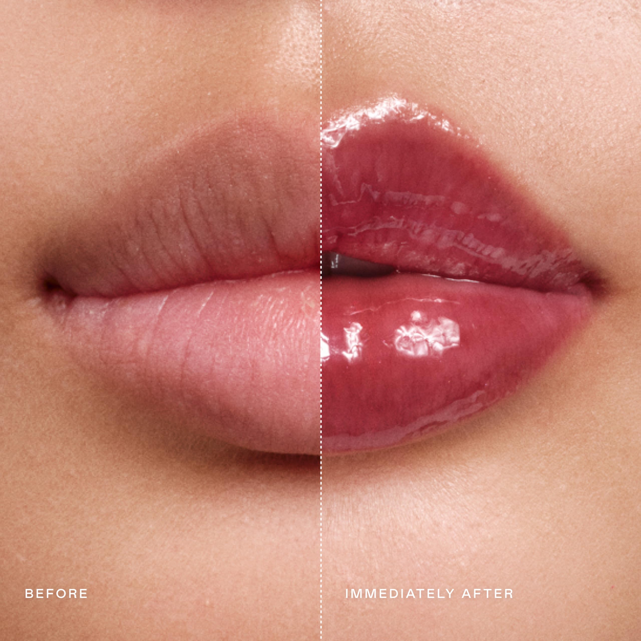 EADEM Le Chouchou Brillo Labial Bissap Glaze, aplicación suave y no pegajosa.