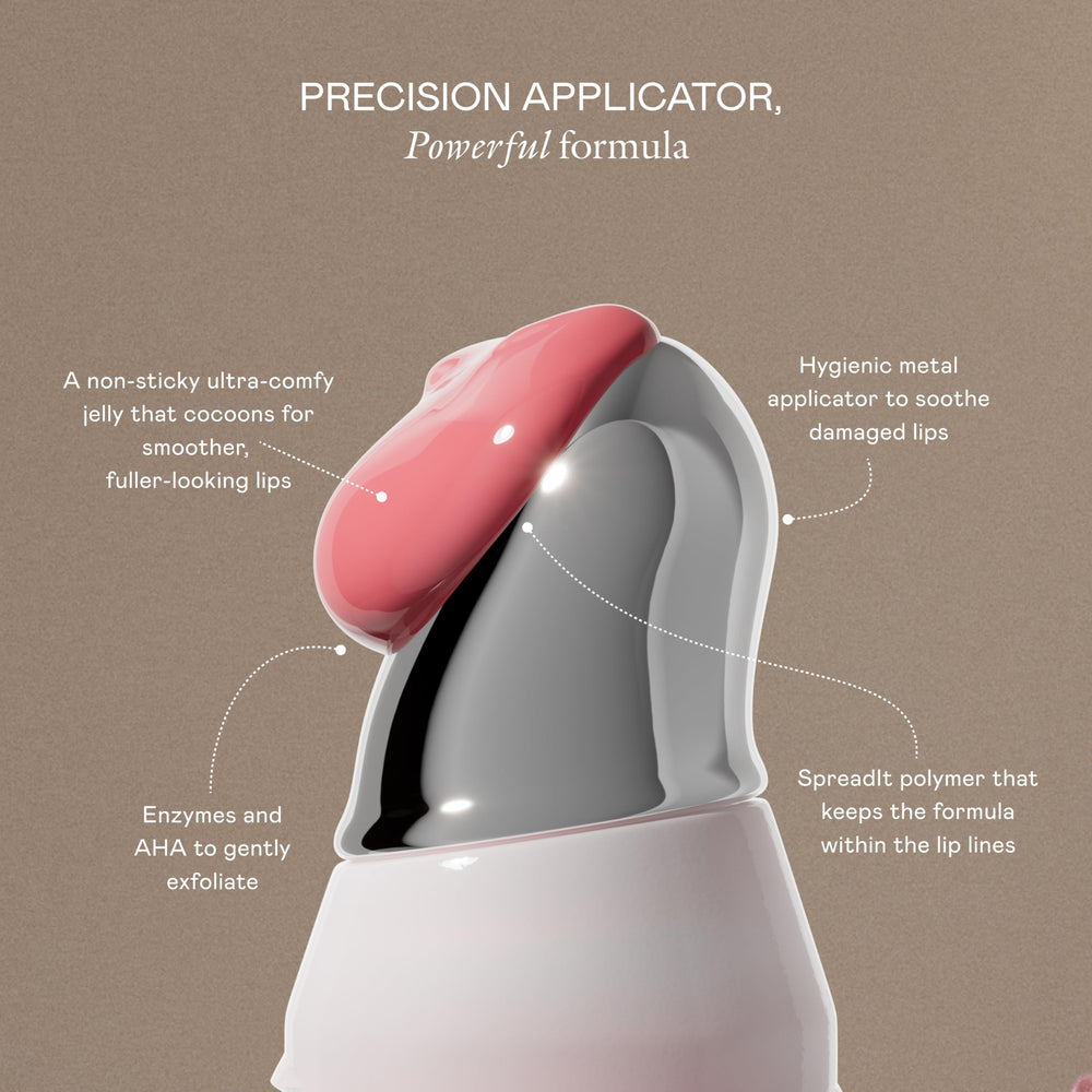 Texture highlight of Hibiscus Enzymes for gentle exfoliation on EADEM Le Chouchou.