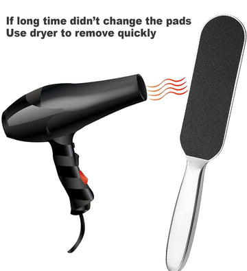 Almohadilla EagleKing tamaño 5.2 x 1.7 pulgadas, compatible con limas grandes.