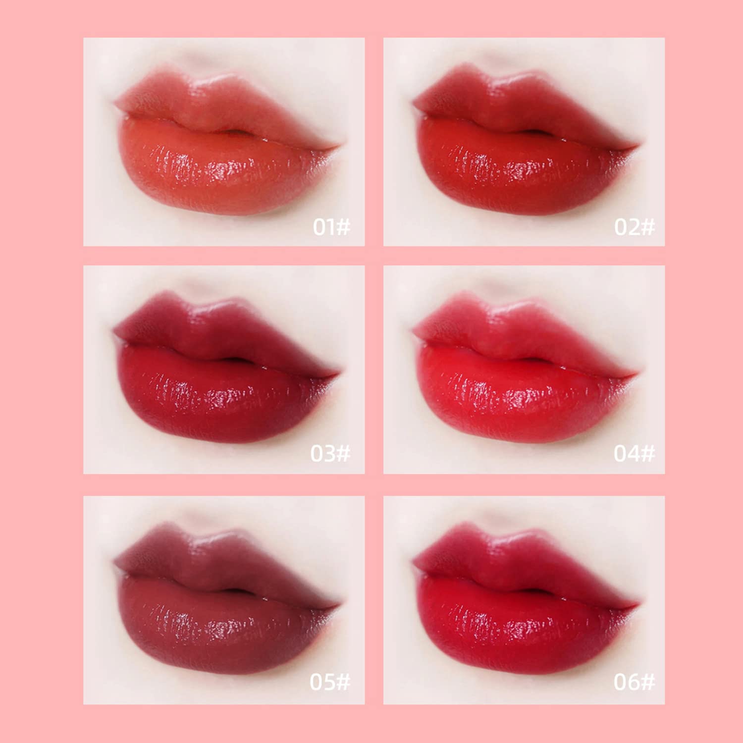 Aplicación fácil con Eakroo para color uniforme en labios.
