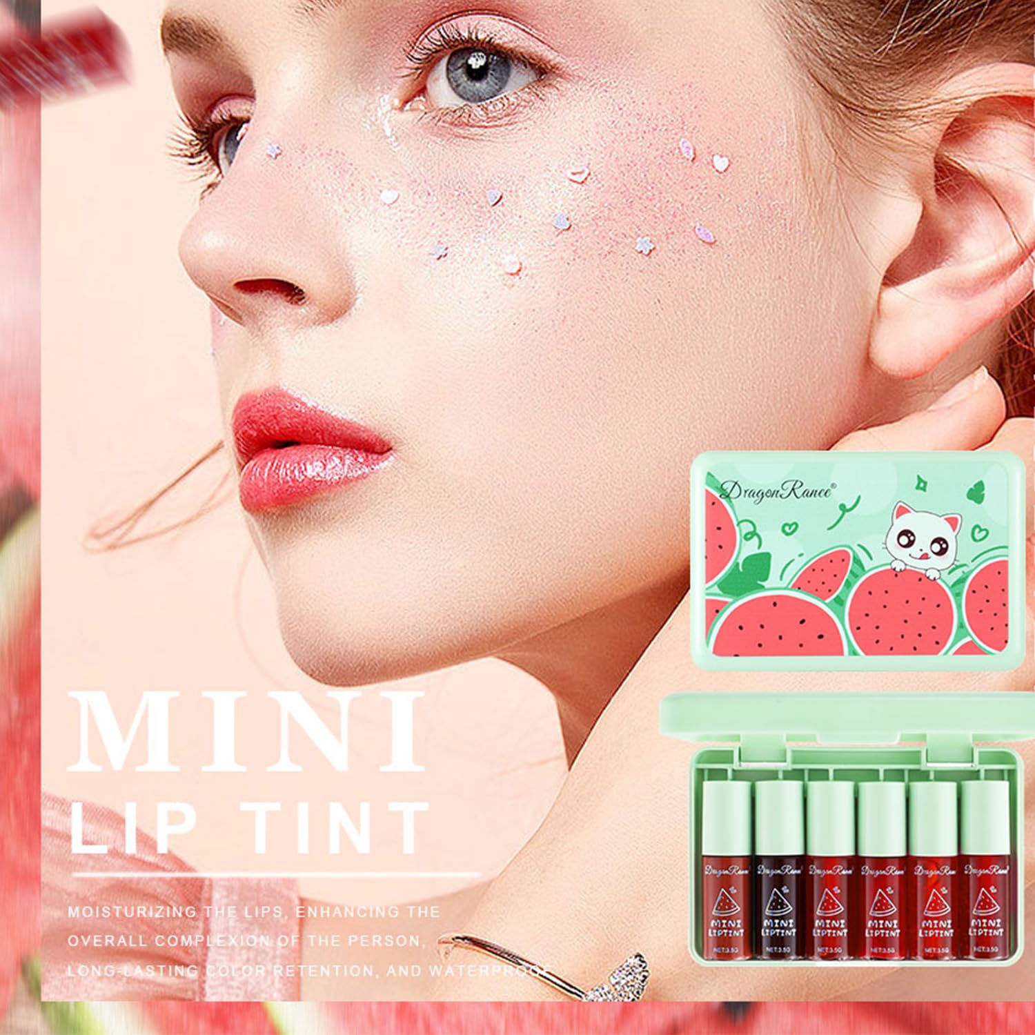 Brillo labial Eakroo con textura ligera para acabado suave