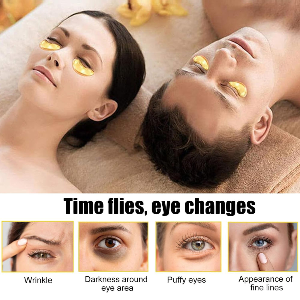 Eakroo Eye Mask being applied under the eye for brighter appearance