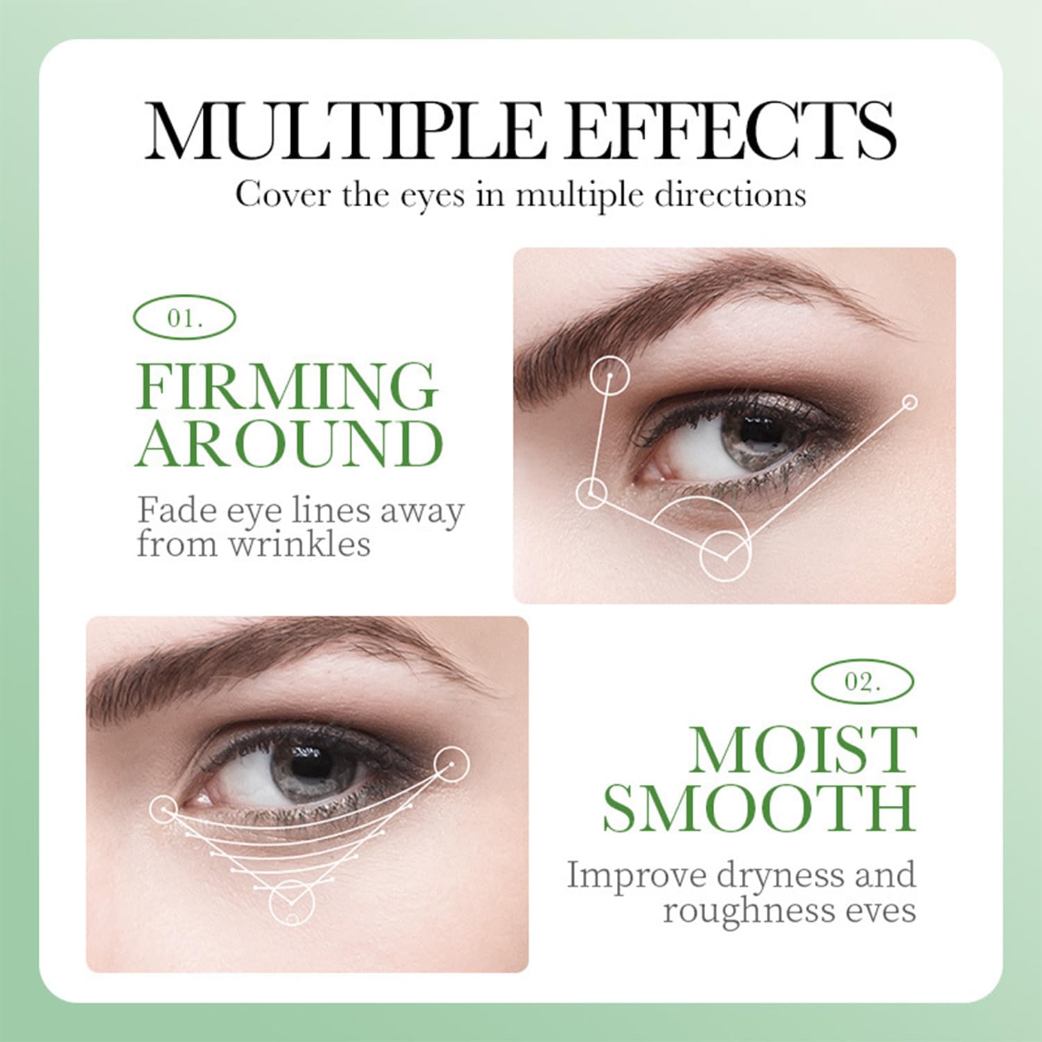 Eakroo parches para ojos cansados, revitalizan la mirada y reducen la molestia ocular.