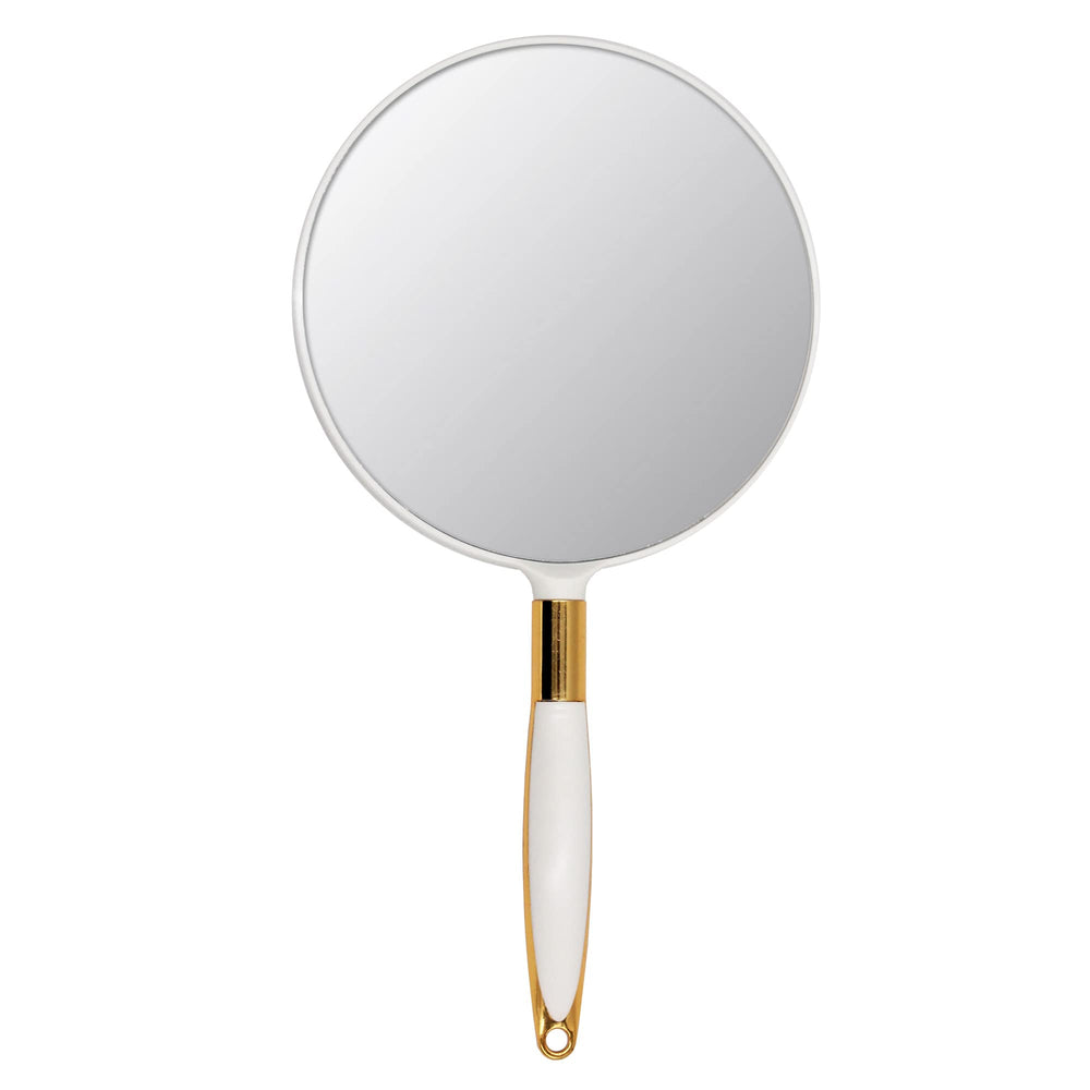 Eaoundm espejo de mano redondo para maquillaje, ideal para retoques rápidos