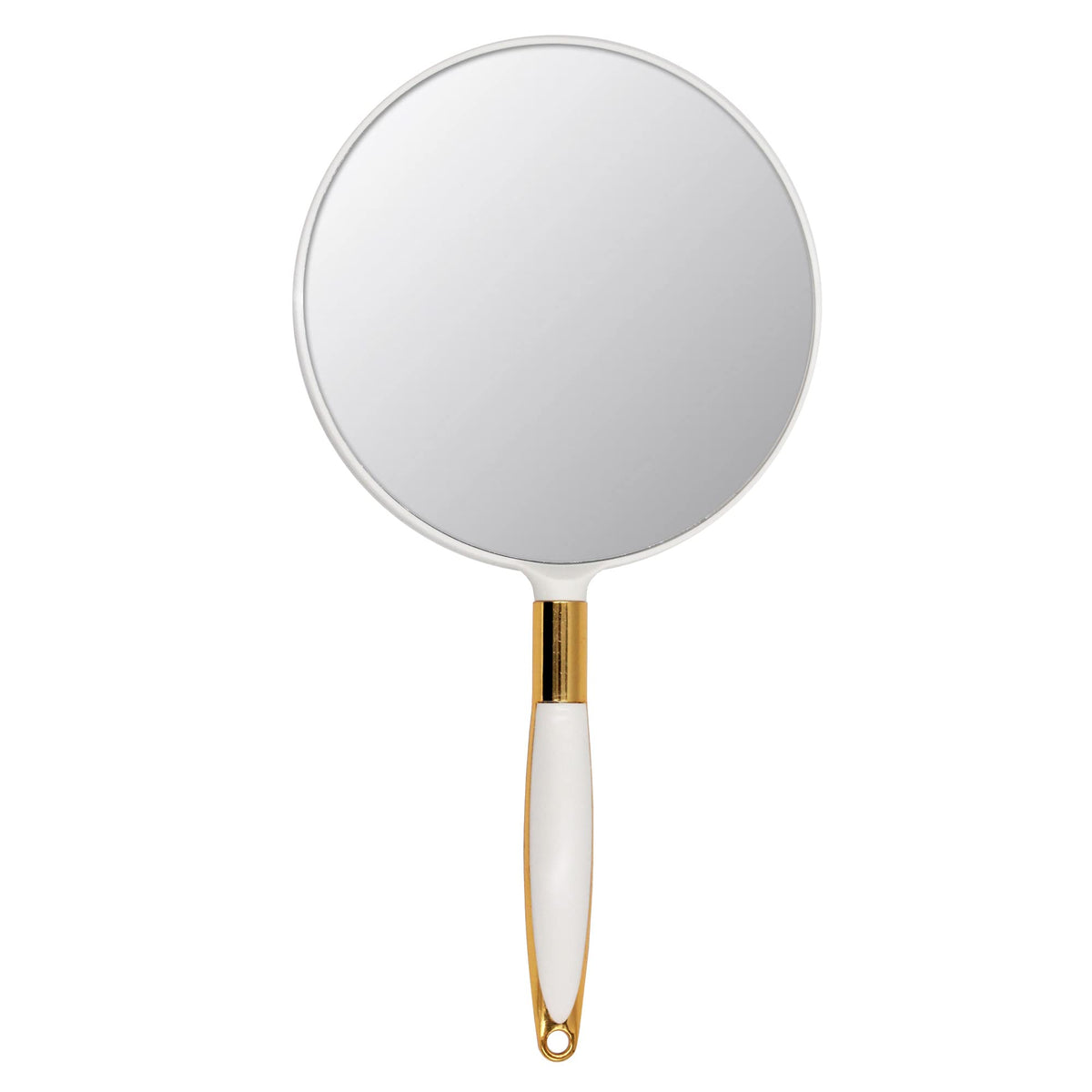 Eaoundm espejo de mano redondo para maquillaje, ideal para retoques rápidos