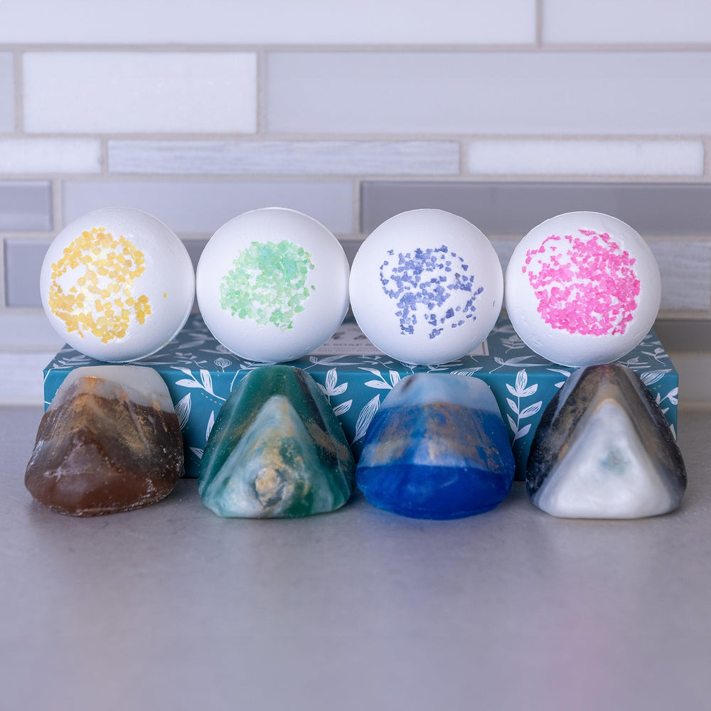 Earth & Home Bombes Bain Effervescentes — bain parfumé et relaxant à domicile.