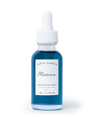 Earth Harbor MARINA Biome Ampoule en botella brillante para piel radiante.