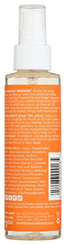 Earth Science makeup remover texture closeup reveals a soft, milky formula.
