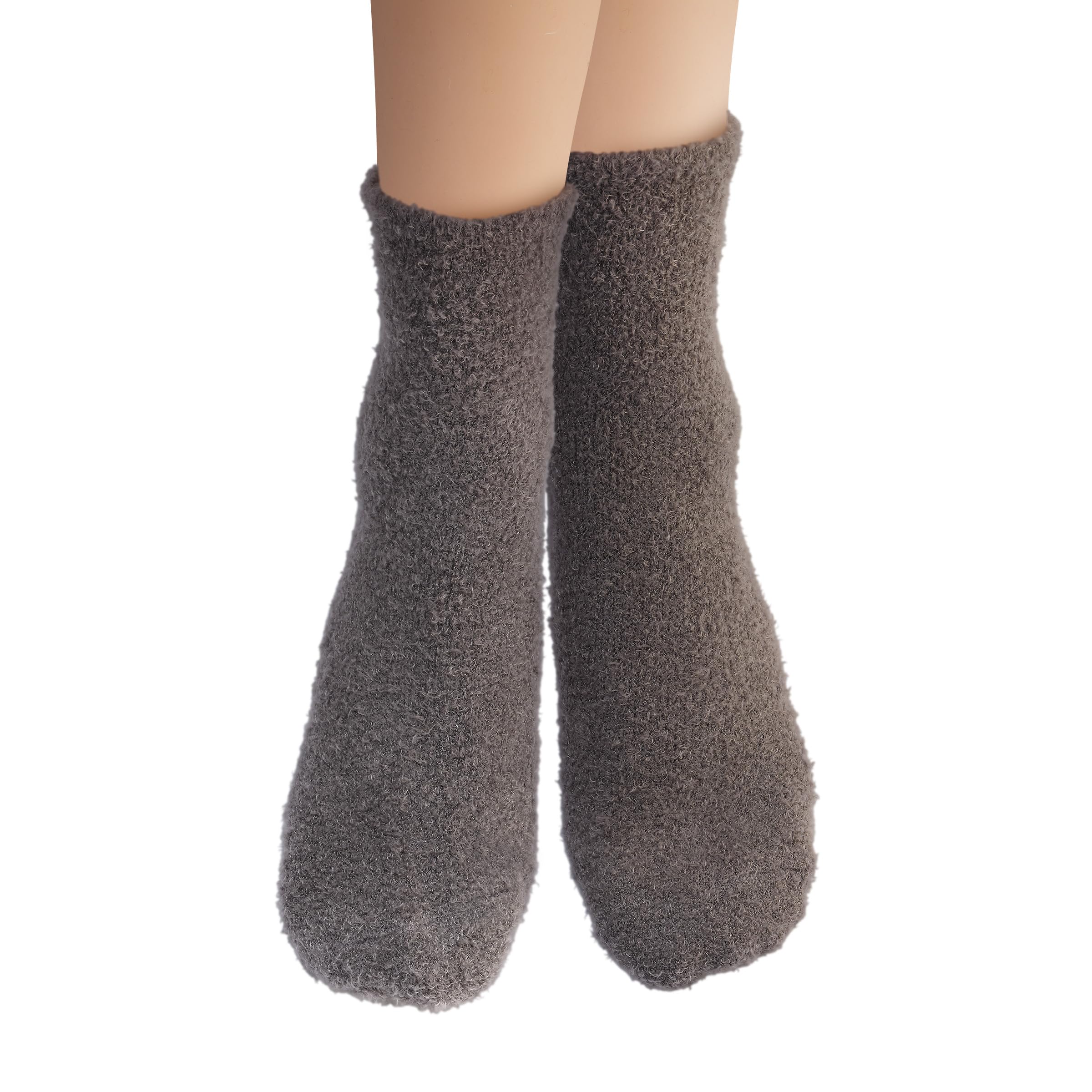 Earth Therapeutics calcetines aloe gris confeti para pies cómodos