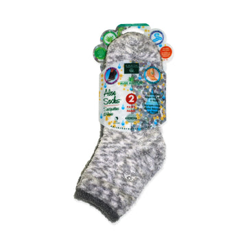 Earth Therapeutics calcetines aloe infusionados con aloe vera y vitamina E para pies suaves
