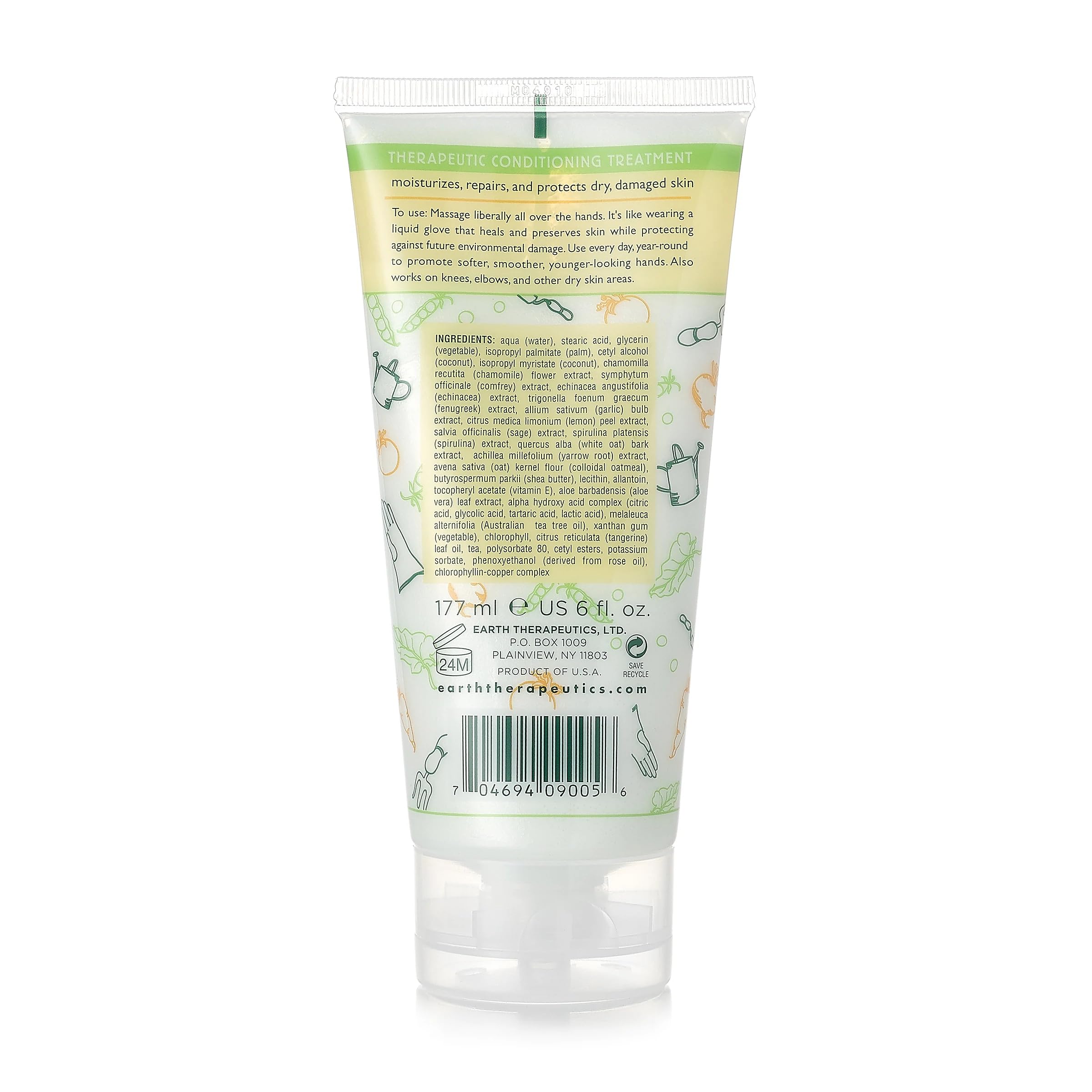 Earth Therapeutics Crema Manos, textura rica para suavidad de la piel