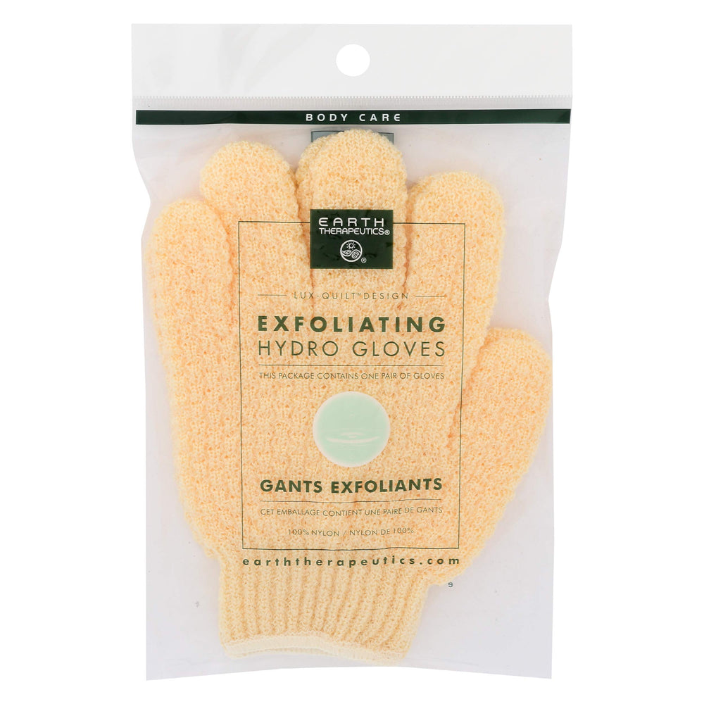 Earth Therapeutics guantes hidro exfoliantes par para exfoliar suavemente la piel