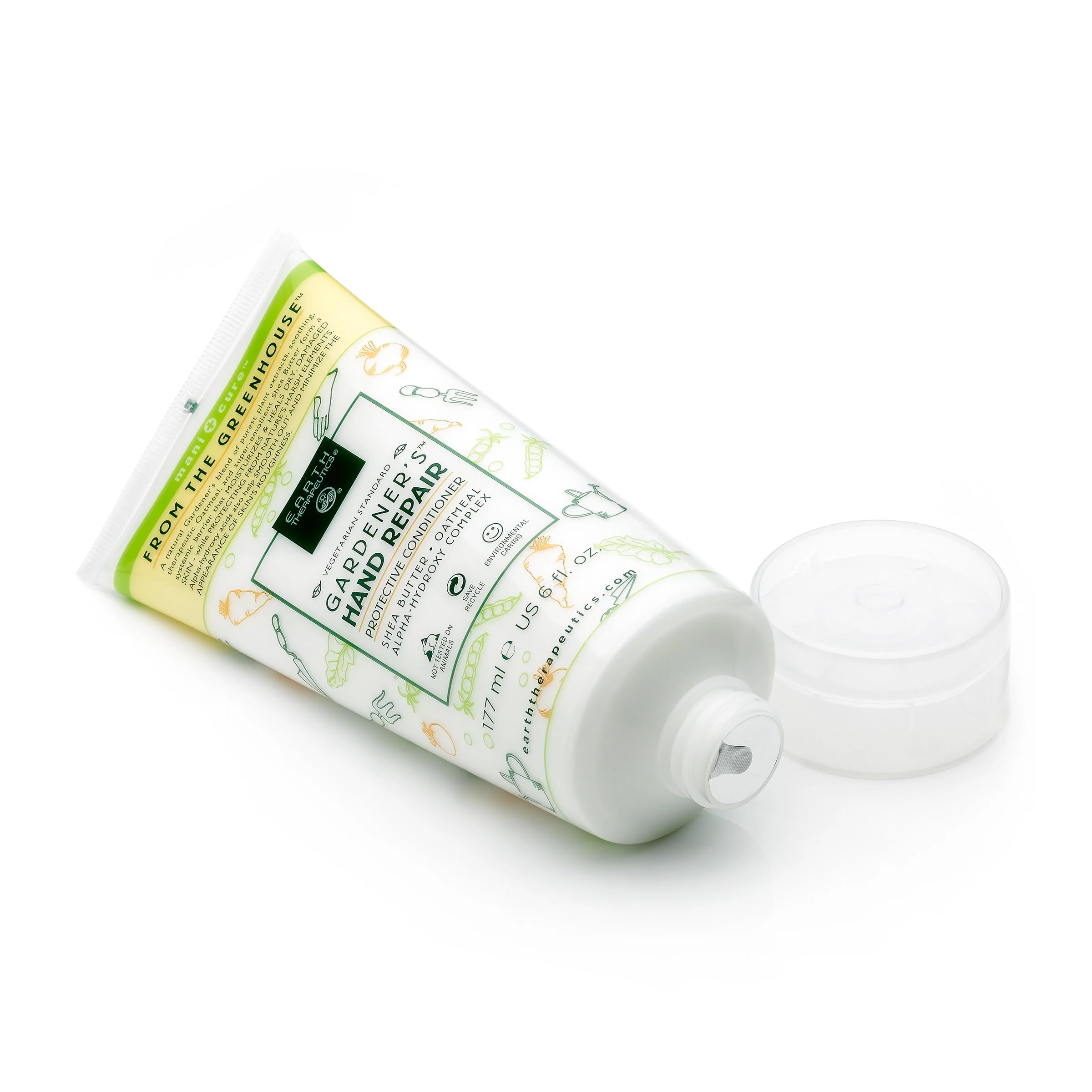 Earth Therapeutics Ingredientes clave, manteca de karité y avena para confort
