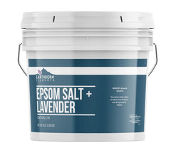 Earthborn Elements Sels d'Epsom à la lavande dans un bocal prêt pour le bain