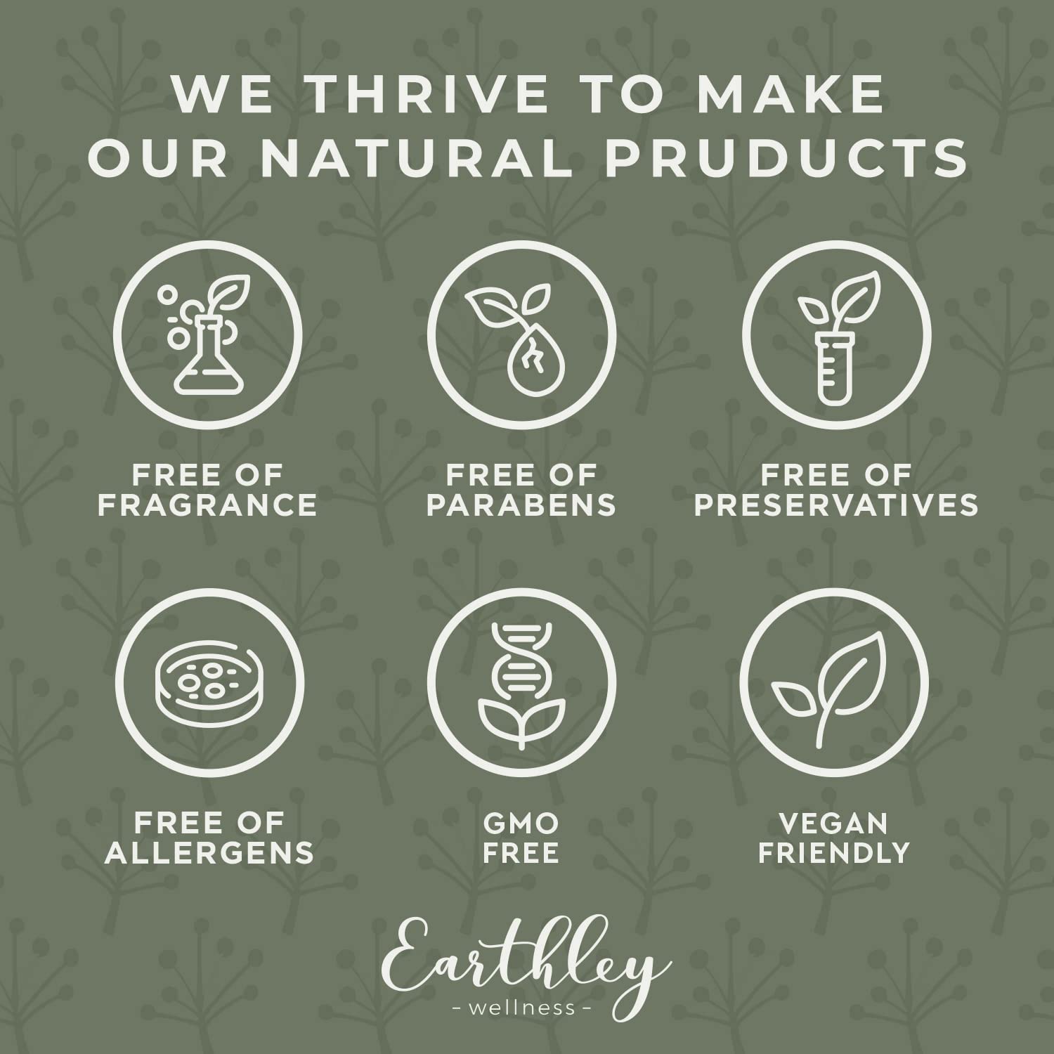 Lavender scented Earthley Lotion with natural ingredients for a gentle aroma.