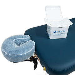 EarthLite cubiertas absorbentes para cabezal rostro, protección suave durante el masaje.