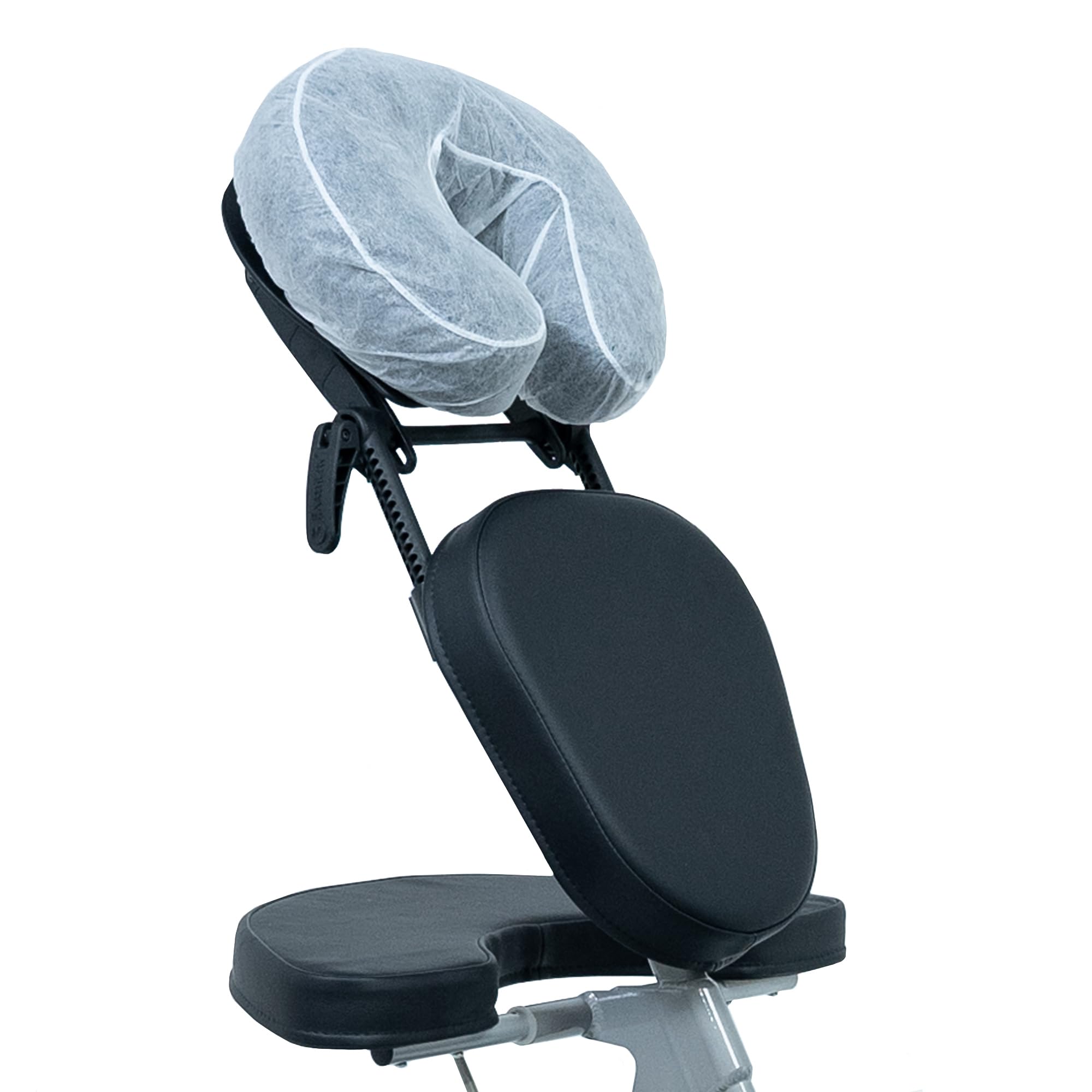 EarthLite cubiertas desechables facil uso en cabezal rostro para sesiones eficientes.