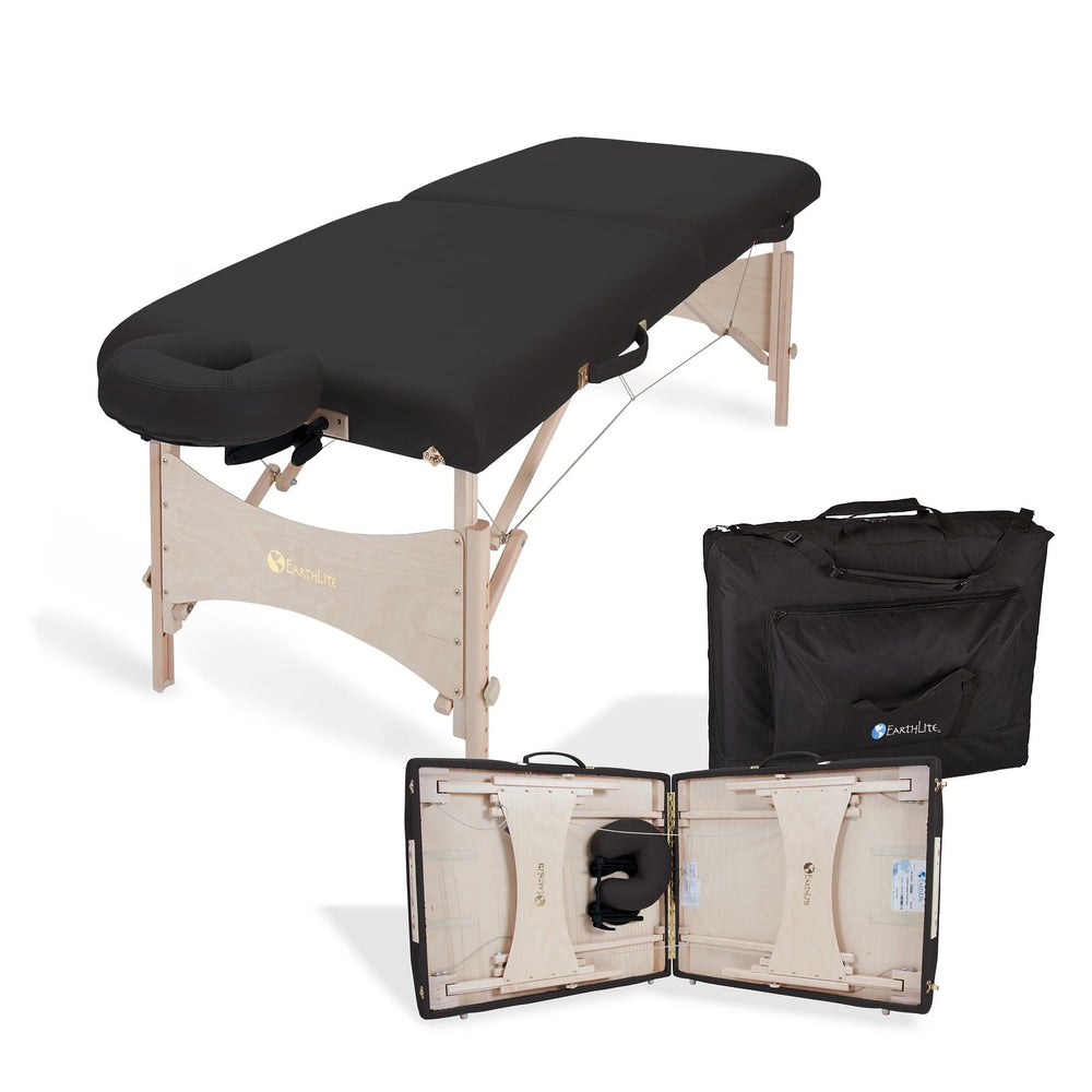 EarthLite Harmony DX, cabecera ajustable Cloudfill para posicionar al cliente con comodidad.
