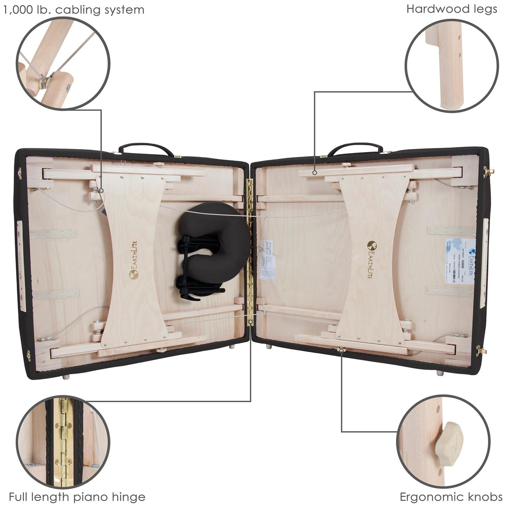 EarthLite Harmony DX, estuche de transporte resistente para viajar con equipo.