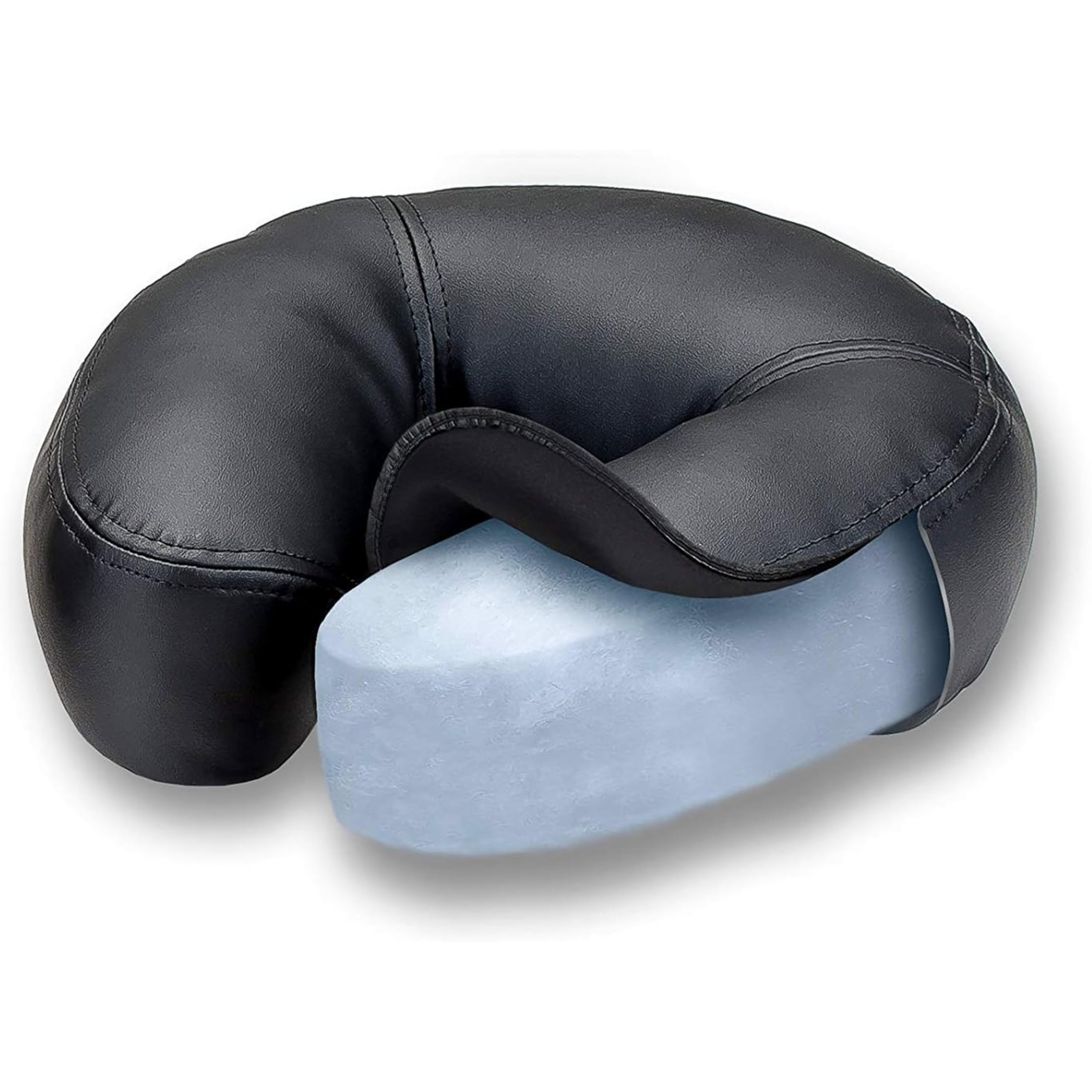 EarthLite reposacabezas deluxe con acolchado ergonómico para la cara.