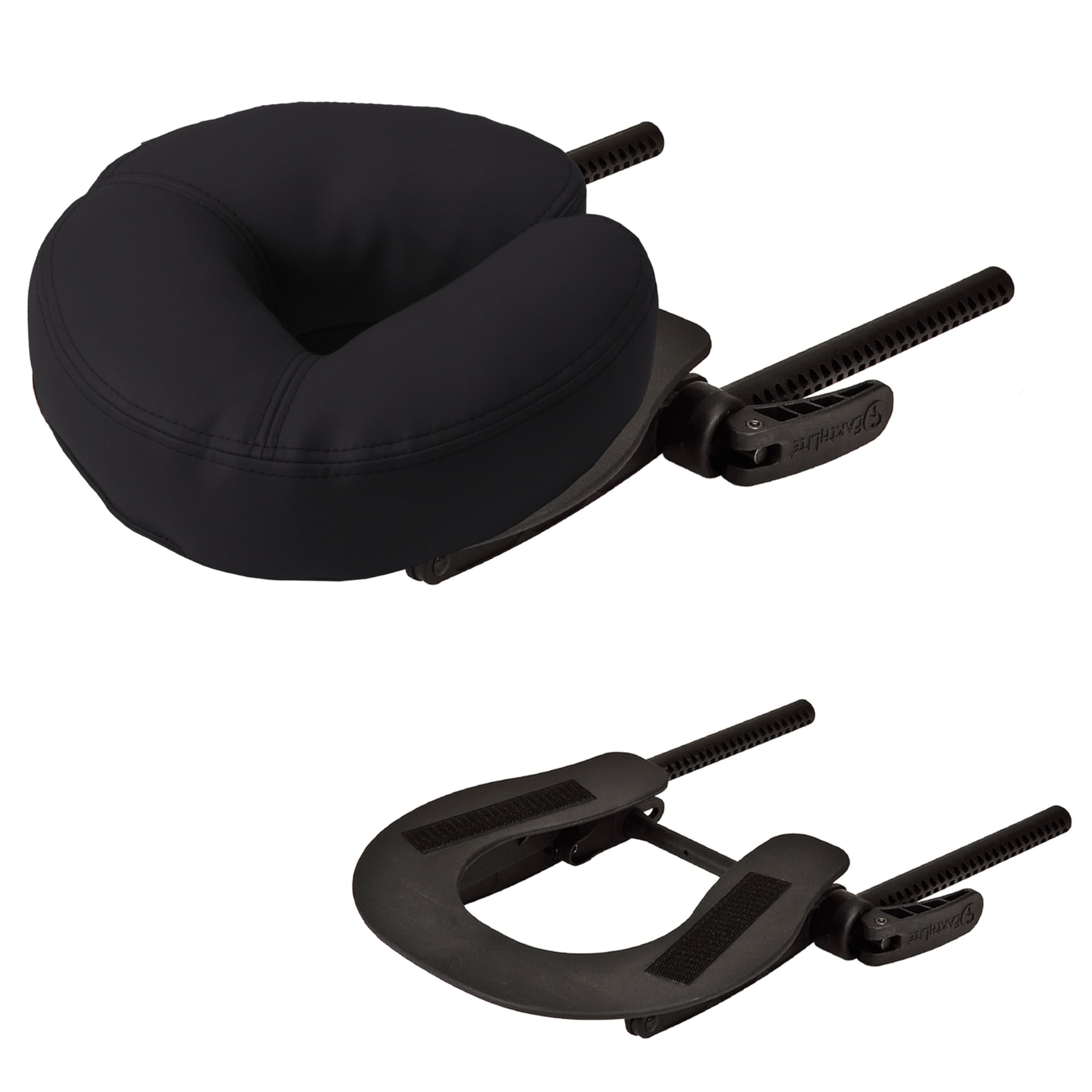 EarthLite reposacabezas deluxe con espuma CloudFill, acolchado suave para sesiones prolongadas.