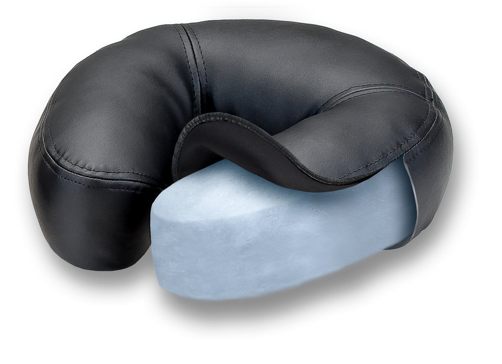 EarthLite reposacabezas deluxe, ligero y compacto, ideal para mesas portátiles.