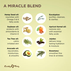 Earthly Body Miracle Oil con semilla de hemp para nutrición de la piel