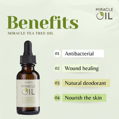 Earthly Body Miracle Oil, paquete de 2 unidades para uso familiar