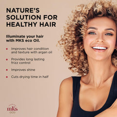 Earthly Body MKS eco Oil Original application scene demonstrating smoothing action.
