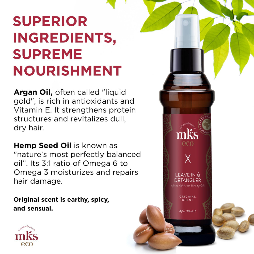 Earthly Body MKS eco X, ingredientes de argán para nutrición ligera.