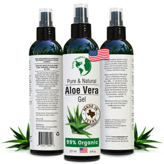 Earth's Daughter Aloe Vera Gel, textura suave para piel y rostro, hidratación ligera.