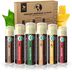 Earth's Daughter bálsamo-labial cereza-bing, aroma frutal y hidratación duradera.