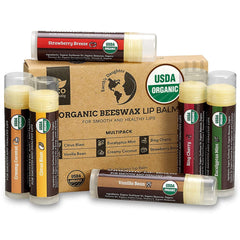 Earth's Daughter bálsamo-labial vainilla, hidratación suave para labios secos.