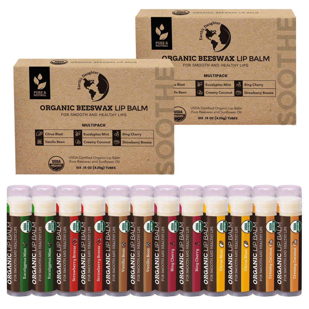 Earth's Daughter ingredientes clave orgánicos para cuidado labial